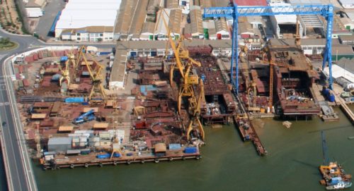 La construcción naval seguirá disminuyendo su capacidad al igual que la cartera de pedidos en 2018