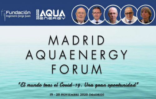 Madrid celebrará Aqua Energy fórum 2020 los días 19 y 20 de noviembre