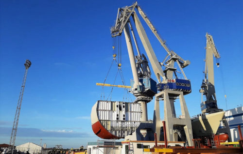La cartera de pedidos del naval español cae un 6 % en el primer semestre de 2021