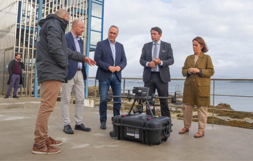 Galicia prueba drones para estudiar el crecimiento de la mejilla