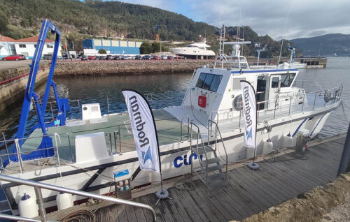 La Universidad de Vigo presenta su primer buque oceanográfico con propulsión híbrida enchufable