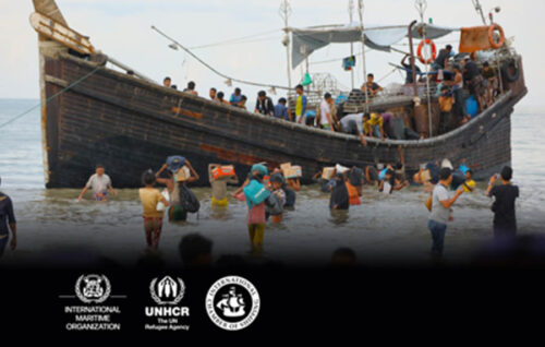 ACNUR, la OMI y el ICS presentan una Guía de Rescate para reforzar la protección de los refugiados y migrantes en peligro en el mar